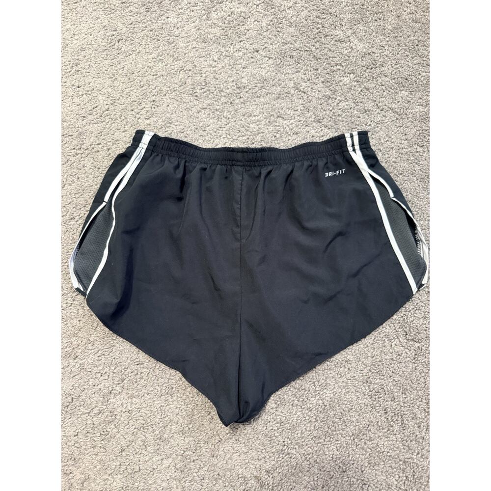 Nike Women's Dri-Fit Running Shorts Medium, Black/Gray Workout Lined